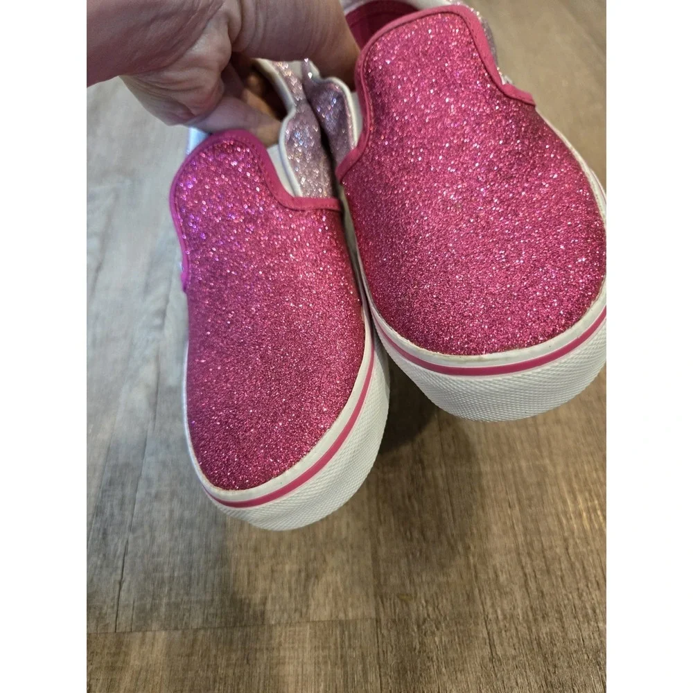 VANS off the wall  Slip-On shoes Missy's US Size 3 Pink Glittery size